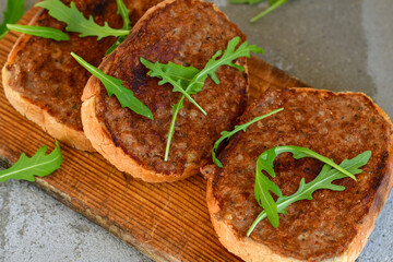  Home made Hod   Minced meat  sandwich