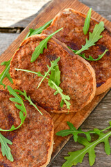  Home made Hod   Minced meat  sandwich