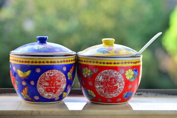 Chinese ceramic soup pot