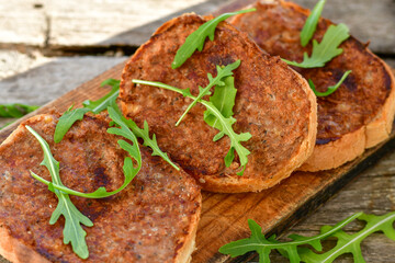  Home made Hod   Minced meat  sandwich