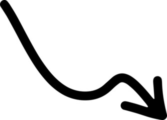 arrow hand draw icon