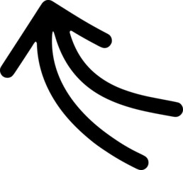 arrow hand draw icon