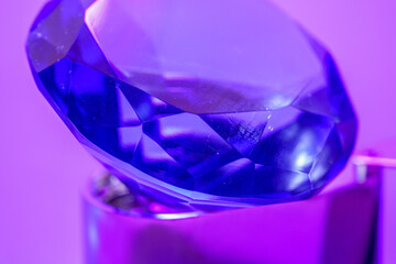 Glittering stones as a background photographed in the studio in long exposure