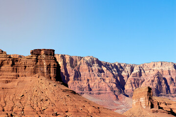 Obraz premium Landscape of arizona arid terrain Grand canyon