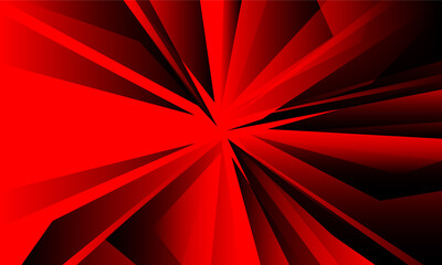 Abstract red black polygon geometric design modern luxury background vector