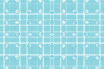 Seamless pattern of block chain. Simple design of linked chains together.