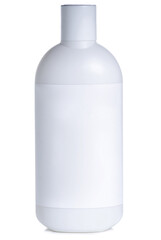 Bottle shampoo shower gel beauty on white background isolation