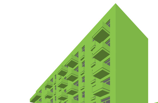 Abstract Green Building