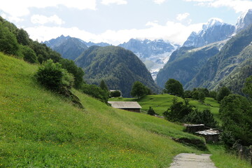 Fototapeta premium Soglio im Bergell, Schweiz