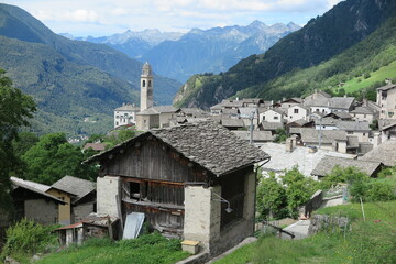 Soglio im Bergell, Schweiz