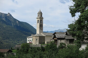 Fototapeta premium Soglio im Bergell, Schweiz