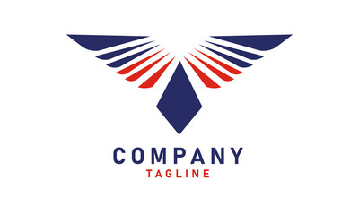 wing logo icon vector template