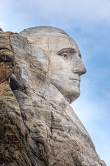 Obraz premium The profile of George Washington, Mount Rushmore South Dakota