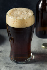 Boozy Cold Brown Ale Lager