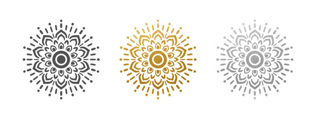Beautiful Mandala Ornament - Vector Set