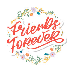 Best Friend Forever Friendship Day soul sister with heart lettering design best friend forever bff besties