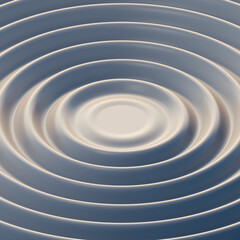 Silver Abstract 3D Ripples