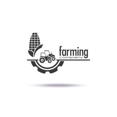 Farming company icon design. Sign or Symbol, logo design for agriculture company.