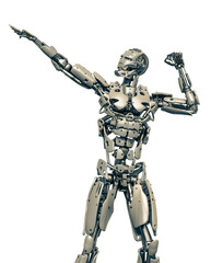 cyborg won the battle