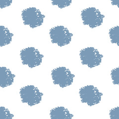 Seamless abstract pattern from paint strokes. Grunge style vector background