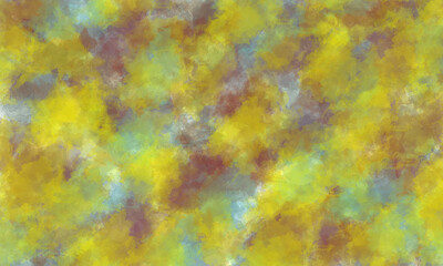 Abstract watercolor background in yellow and purple tones