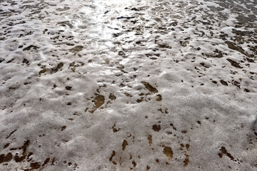 Sea Foam from the crashing Waves