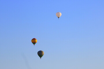 hot air balloon in the sky