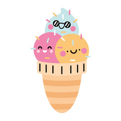 cute ice cream kawaii