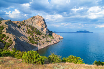 Fototapeta na wymiar View on Novy Svet. Landscape of Crimea