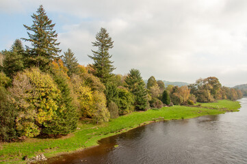 Fototapeta na wymiar River Wye in the autumn.