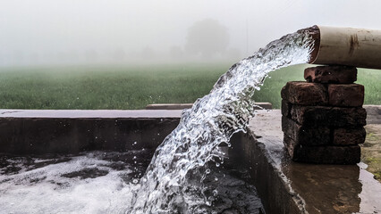 Irrigation during foggy weather 