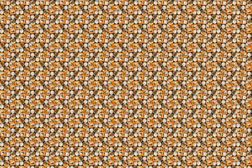 Abstract texture background composed of rolls