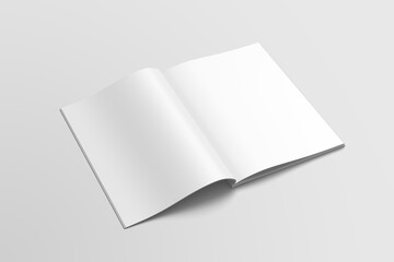 The blank page of a Magazine 