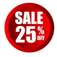 Button Sale 25% OFF
