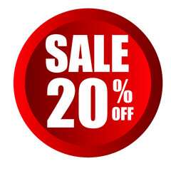 Button Sale 20% OFF