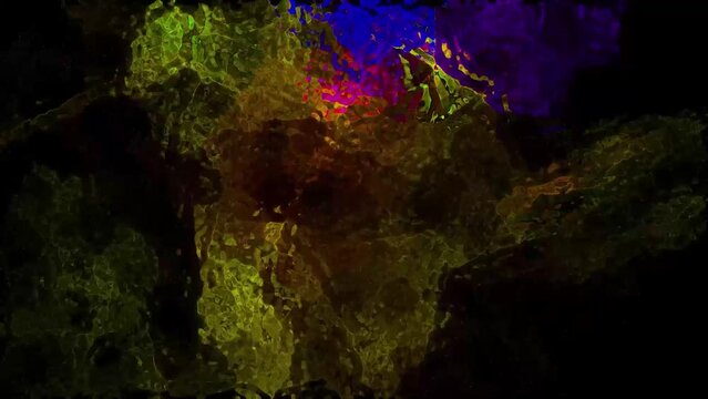 Cosmic Nebula Vibrant Abstract Background Digital Rendering