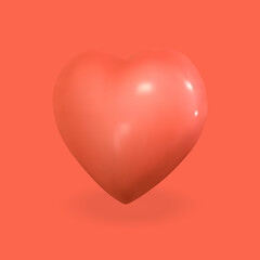 Heart Icon. Valentine's Day.Heart background.Vector Illustration