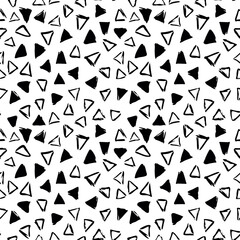 Vector Seamless Hand Drawn Scribble Pattern. Minimal Artistic Sketch Endless Print.