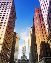 Fototapeta na wymiar View of Philadelphia City Hall