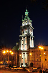 Fototapeta na wymiar Architecture of the ancient city of Lviv