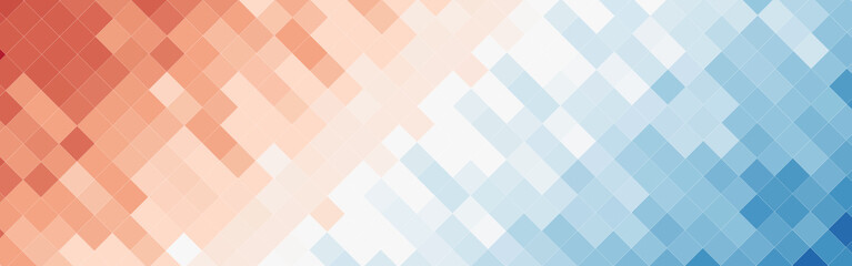 Abstract colorful gradient mosaic banner background. Vector illustration.