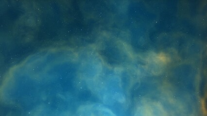 Naklejka na ściany i meble Beautiful nebula in cosmos far away 3d rendering 