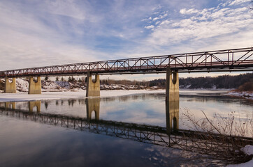 A Bridge over North Saskatchewan River
