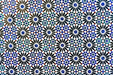 Walls with tiles Azulejo in Portugal