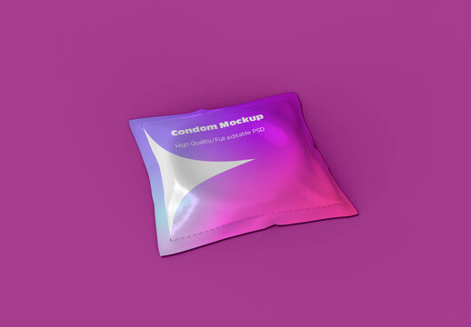 Condom Mockup
