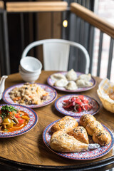 Savoury central Asian Pastry with Meat Filling, Uzbek Samsa