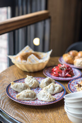 Central Asian Steamed Meat Dumplings Manti