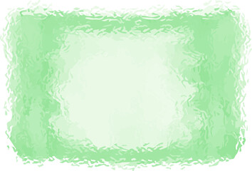 Green glass window vector frame surface with an light square space at the middle of illustration. Useful for printing magazine cover, advertise presentation, business cards and et