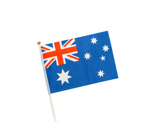 Australian flag, isolated on white background
