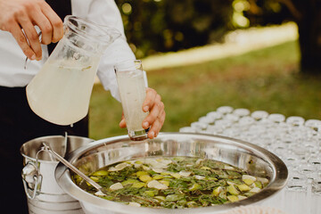 Préparation du cocktail